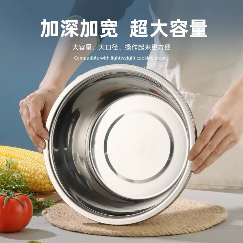 Stainless steel vegetable washing basket