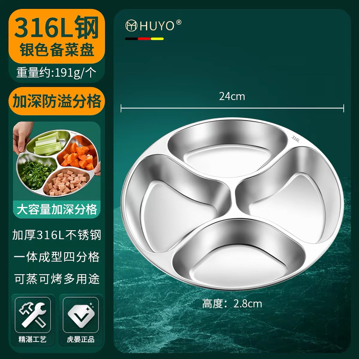 Stainless steel grid preparation plate
