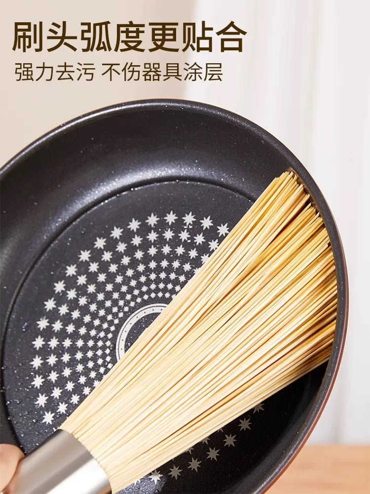 Natural bamboo pot brush
